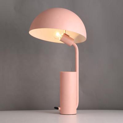 China Macaron Iron Modern Design Unique Clear Minimal Green Rustic Classic Table Lamp Indoor Pink Retro Children Kids Table Lamp For Bedroom for sale