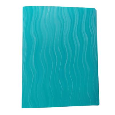 China Waterproof A4 Document Holder 30 Pockets PP Folder Clear Solid Color Book for sale