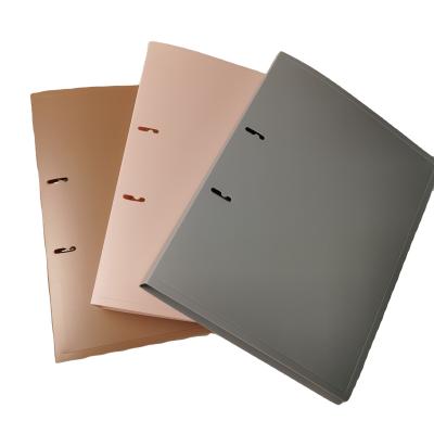 China OEM Eco - Friendly Office Supplies Filing Products PP Folder A4 Folder 2 Ring Binder for sale