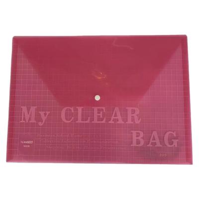 China 2021 Hot Selling Favorable ECO-FRIENDLY A4 Price Folder Bag Documents My Clear Bag for sale