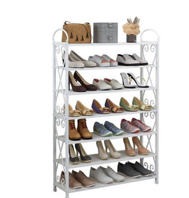 China Sustainable Pair Shoe Organizer Cabinet , Stackable Shoe Rack Storage Tower Shelves for sale