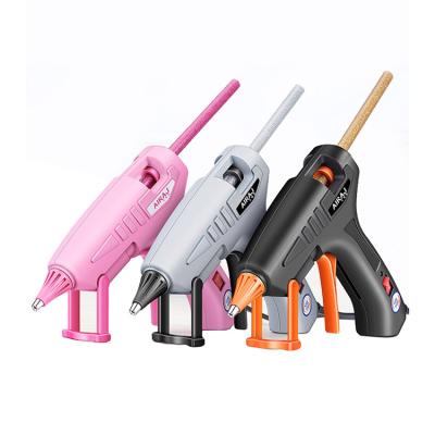 China Factory Direct Supply Pink Grey/Black Glue Gun For Diy Working Glue Gun for sale