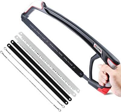 China Folding handle AIRAJ hacksaw frame made of high quality aluminum alloy, suitable for metal, aluminum and plastic hand, professional saw for sale