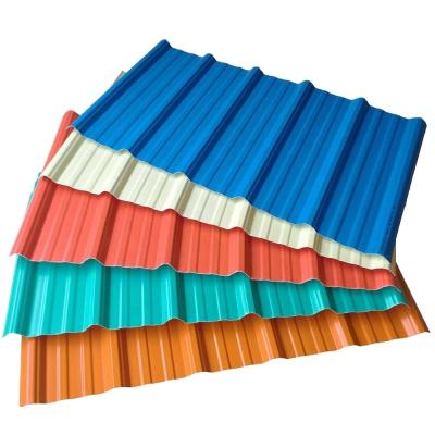 China Color Coated Corrugated Steel Sheet 600mm - 1500mm Galvanized Steel Roofing Sheet for sale