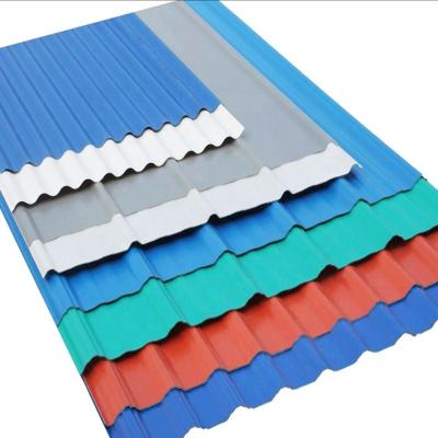 China Color Coated PPGI Corrugated Sheet 1400mm - 1799mm Corrugated Metal Roof Panels for sale