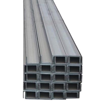 China Q235 Perfil de aço galvanizado 100*50*6000 Forma U Medidor de luz do feixe de aço à venda