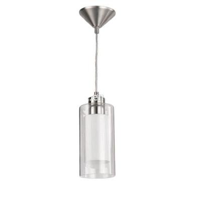 China Modern 5 inch 13w led mini pendant light clear glass indoor pendant light fixture dining room for sale