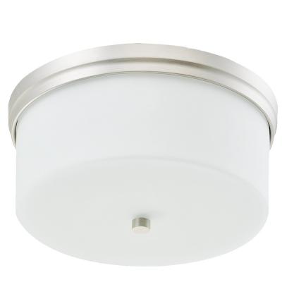 China Modern Simple White Frosted Glass 11/13inch LED Ceiling Light UL ETL Approval Home Lighting White Decoration For Bedroom Apartment for sale