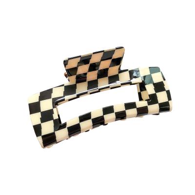 China Decorate hair New hot selling 13cm large square acetate hair clip for women Wholesale customization for sale