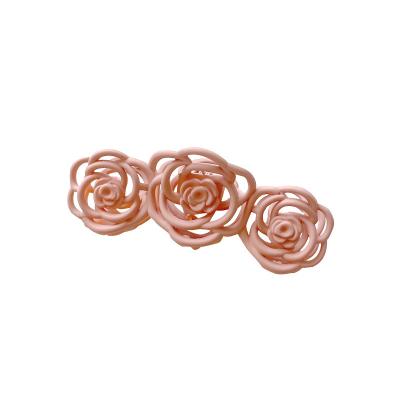 China Hair accessories Korean Hot Selling  Temperament - Hollow out Multicolor Flower shaped Hair Claws For Women Hair for sale