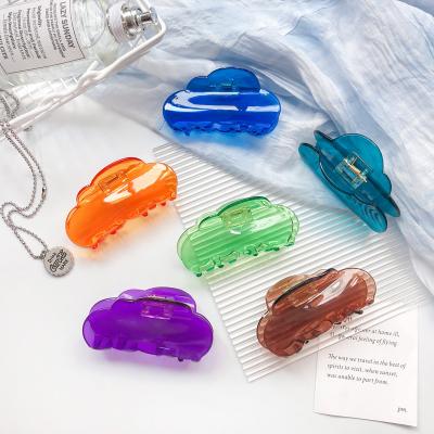 China Hair decoration New fashion multiple colors transparent acrylic claw clip shark clip women's accessories for sale