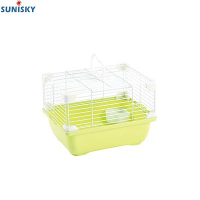 China Viable Colorful Wire Mesh Breeding Hamster Cage Small Animal Cage for sale