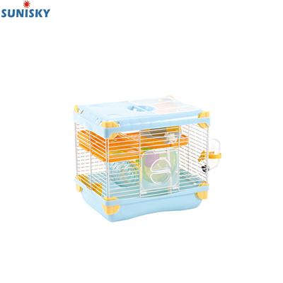 China Viable Luxury Small Animal Wire Mesh Hamster Cage Cage for sale