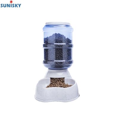 China Automatic Automatic Pet Food Water Feeder For Dogs Cats for sale