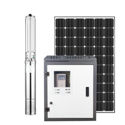 China Farming Irrigation Solar Power Water Pump Solar Energy High Efficient Submersible Deep Well Pump for sale