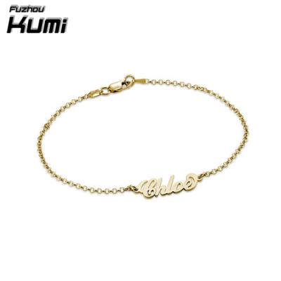 China Tiny Carrie Personalized Bracelet 18k Gold Plated Mesh Bracelet and Anklets for sale