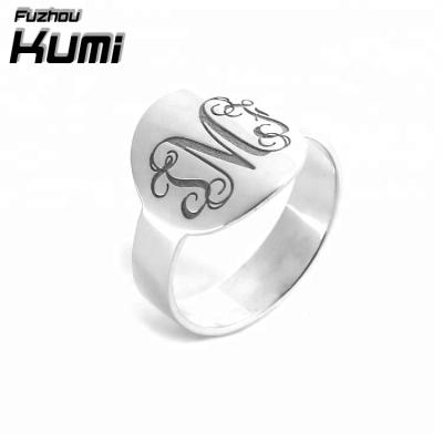 China 18kFashion Seal Ring Jewelry Personalized Seal Ring for sale