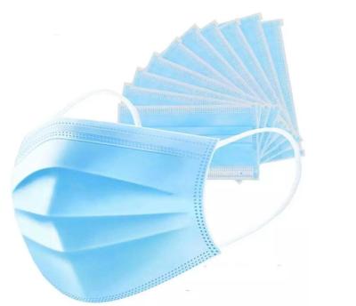 China Comfortable Disposable Face Mask , Anti Virus 3 Ply Non Woven Fabric Mask for sale