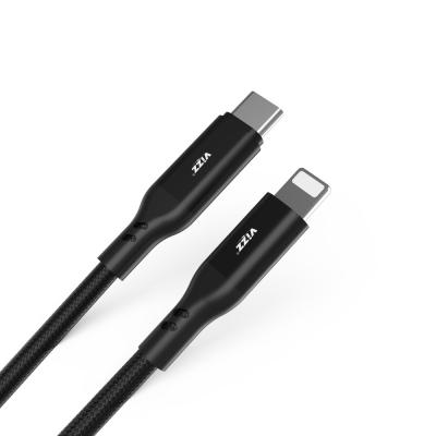 China 2020 fast charging PD MFi C94 Lighting usb cable Nylon Braid iphone charger for sale