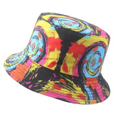 China Wholesale Summer Unisex Comfortable Reversible Sports Character Cotton Folding Breathable Fisherman Bucket Hats for sale