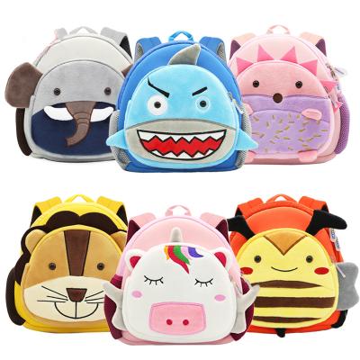 China Others Wholesale Kids Bag Toddler Kids Backpack Babies Boy Girls Kindergarten Backpacks Cute Cartoon Animals Neoprene Pre School Bags for sale