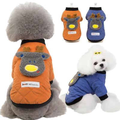 China New Winter Fall News Luxury Dog Clothing Pet Clothes Viable High Fashion Small Bipedal Warm Fans for sale