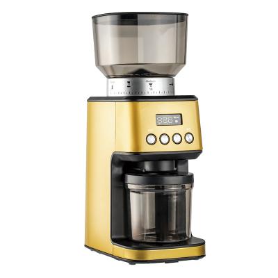 China Home Eco-Friendly Coffee Beans Use Stainless Steel Burr Coffee Mill 180W Conical Stainless Burr Grinder Grinding Machine 40mm for sale