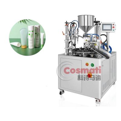 China Semi automatic soft tube filling and ultrasonic sealing machine for cosmetic cream for sale