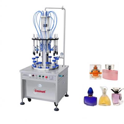 China 10 heads rotary perfume filling machine perfume bottle filling machine for sale