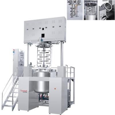 China Cosmetic Mixing Equipment Emulsifying Machine Butter Cream Ointment Processing Homogenizer Emulsifying Vacuum Mixer for sale