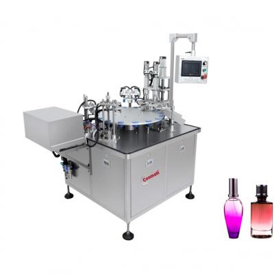 China 100ml small volume perfume bottle filler filling and capping machine for sale