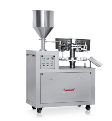 China Top quality semi-automatic aluminum tube filling and sealing machine for hair dye for sale