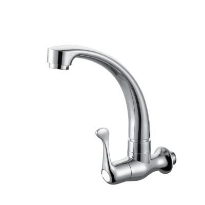 China Thermostatic Faucets Angle Handle Bathroom Wall Mount Kitchen Sink Faucet Faucets for sale