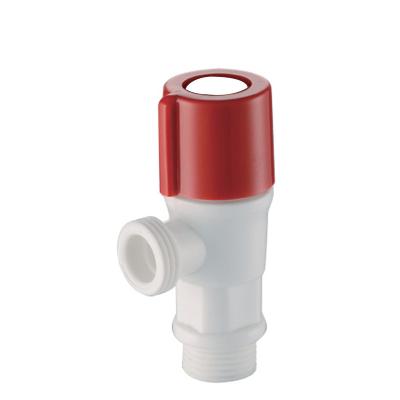 China High Quality Two Way Plastic Toilet Room Water Angle Cock Valve for sale