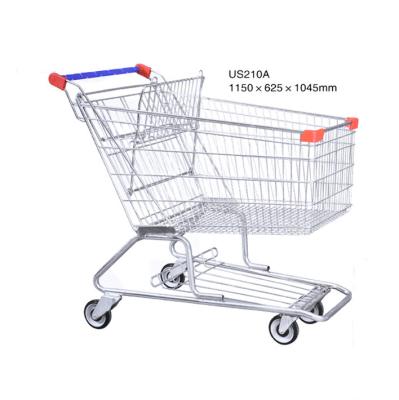 China Unfolding American Style 210L Large Capacity Shopping Cart for sale