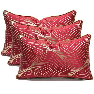 China Nondisposable hotel villa decoration designer bedside pillow home sofa living room cushion soft waist pillow case for sale