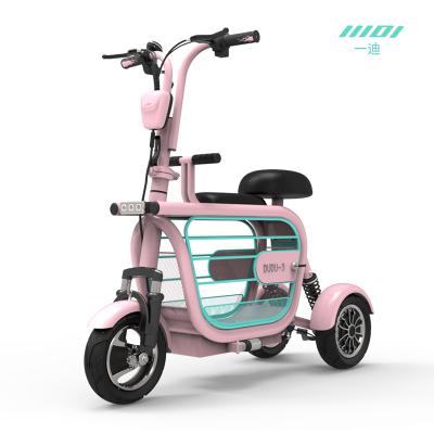 China Steel 400w 10A 3 Wheel Electric Bike Bicycle Tricycle For Adult for sale