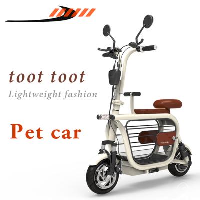 China DUDU Steel E-Bike Steel Frame 48V For Woman Carried Pet for sale