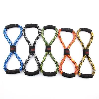 China Natural Polyester Fabric Yoga Elastic Rope Latex Traction Rope Chest Expander Manufacturers Wholesale for sale