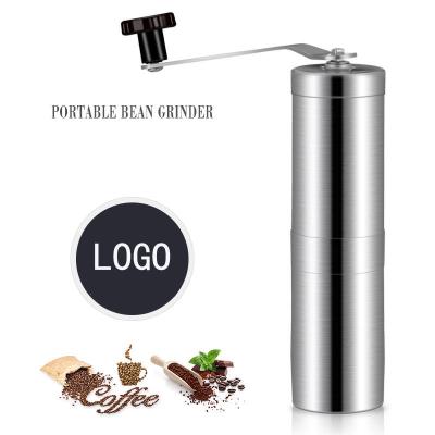 China Custom New Mini Stainless Steel Hand Manual Handmade Coffee Bean Burr Grinders Mill Kitchen Tool à venda