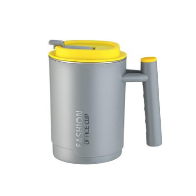 중국 304 stainless steel double-layer mug Sealed and leak-proof household anti-drop water cup with lid office portable bottle 판매용