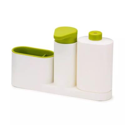 China Bathroom Liquid Kitchen Plastic Storage WithTank Cleaning Sponge Brush Holder à venda