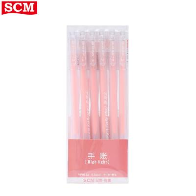 China New Design Normal Paper Mate Fluorescent Color Plastic Neon Gel Pen for sale