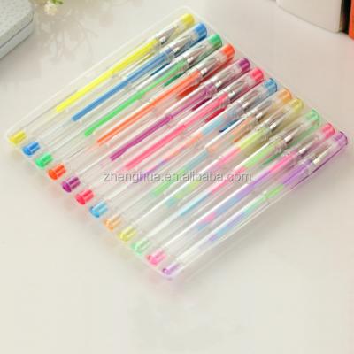 China Glitter Color Gel Pen Factory Price Smooth Writing And Colored Scented Gel Pens for sale