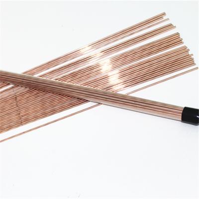 China Low Carbon Steel Structure Phos-Copper Welding Round Rods For Air-state Refrigeration Stick Welding HVAC Welding Flat Bars Filler Metal Manufacturer for sale