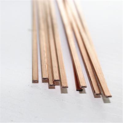 China Low Carbon Steel Structure Copper Welding Sticks Round Rods For HVAC Air-condition Refrigeration Filler Metal Phos Bar TIG Welding Direct Making for sale