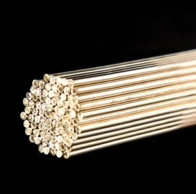 China Soldering& brazing& alloy welding rod filler metal oxygen-free copper welding rod with round or flat type for sale