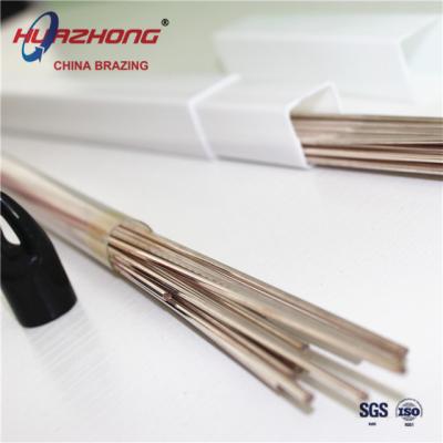 China Air Condition Free Samples Silver Copper Phosphor Welding Rods Filler Metal Alloy Refrigeration AC Flat Bar Solder Rod for sale