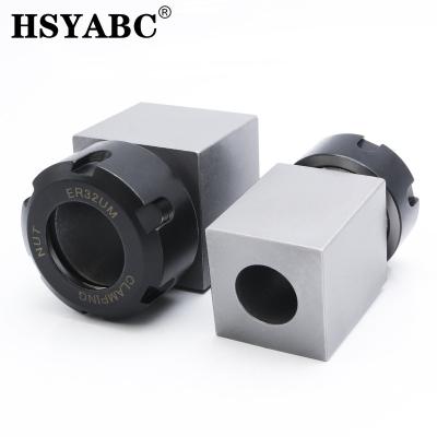 China MILLING CUTTER Square ER-25 Hard Steel Bushing Chuck Block Lathe Tool Holder for sale