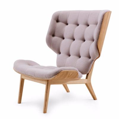 China Gigantic Tufted Bentwood Reproduction Wing Chair High Back Leisure Lounger by Humlevik Krojgaard for sale